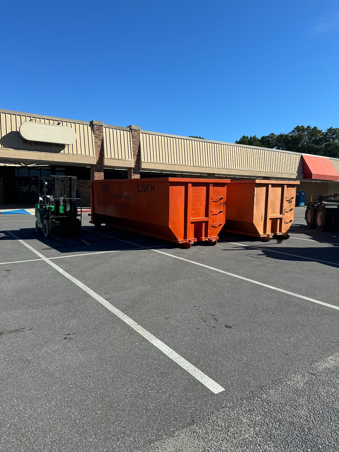 Family Dollar commercial dumpster rental